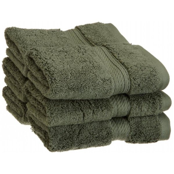 Superior 900GSM Egyptian Cotton 6-Piece Face Towel Set  Forest Green 900GSM FACE FG